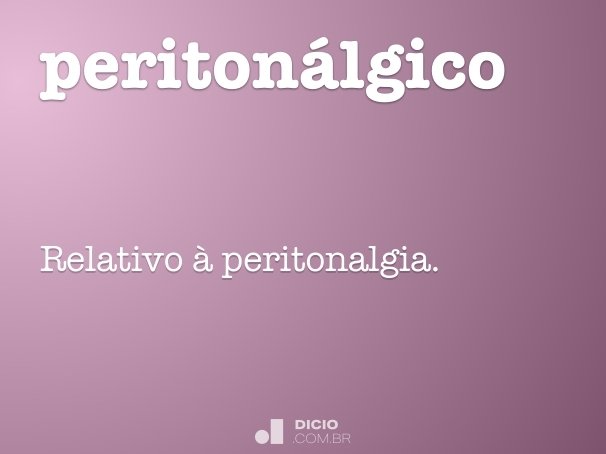 peritonálgico