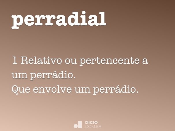 perradial