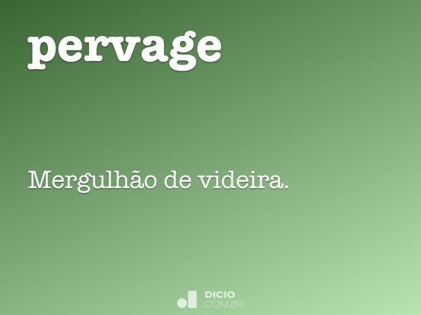 pervage