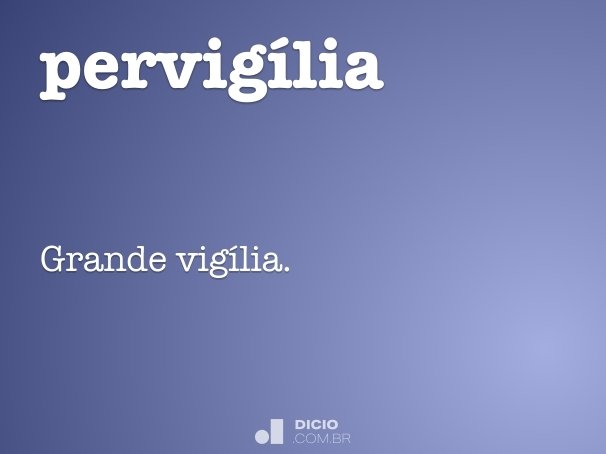 pervigília
