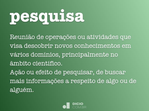 pesquisa