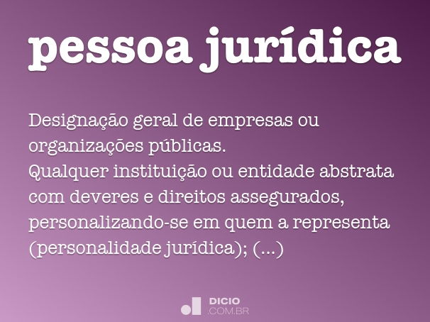 pessoa jurídica