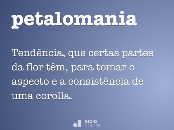petalomania
