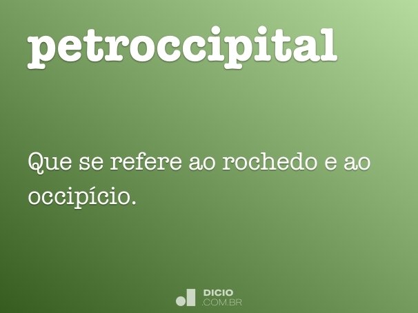 petroccipital