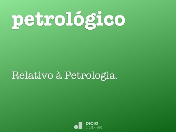 petrológico