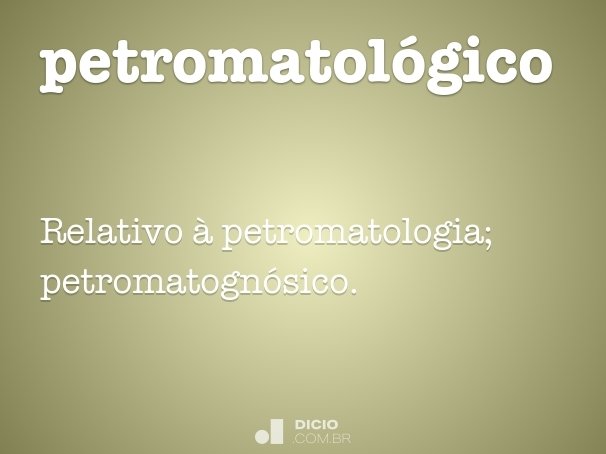 petromatológico