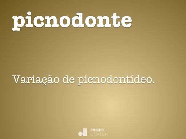 picnodonte