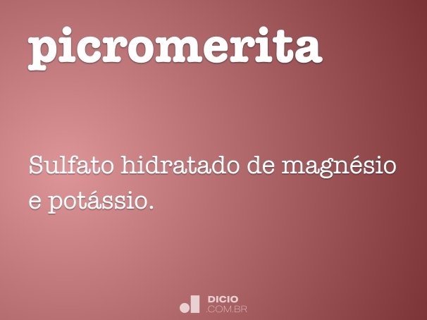 picromerita