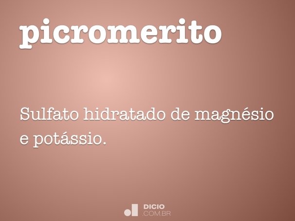 picromerito