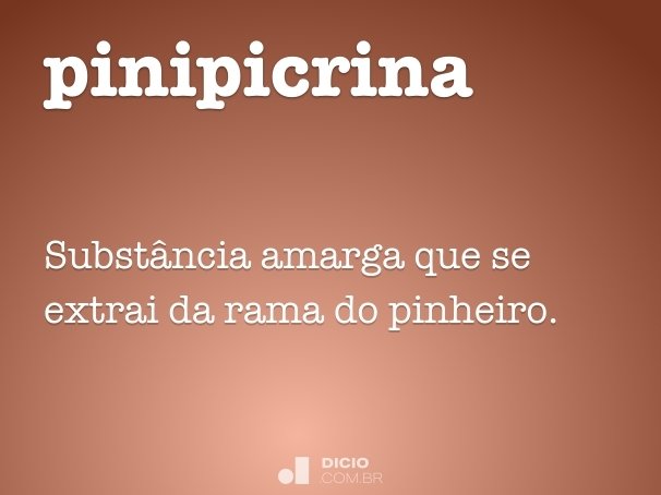 pinipicrina