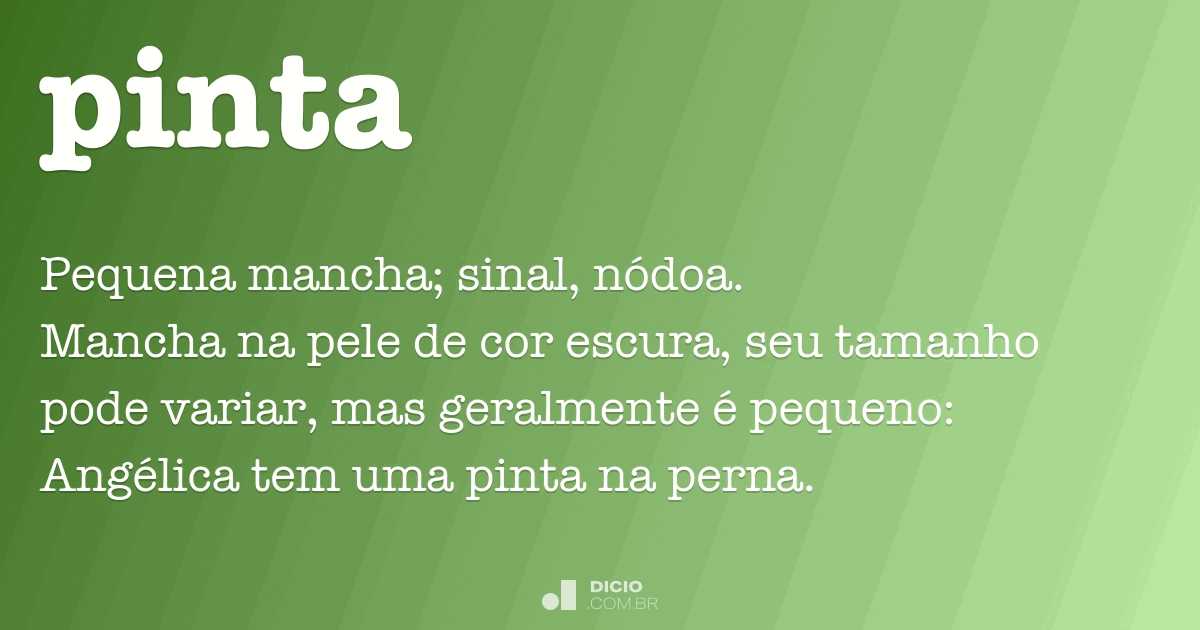 que es una pinta que es una pinta