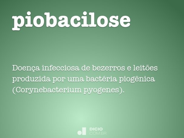 piobacilose