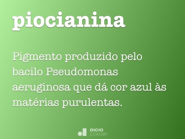 piocianina