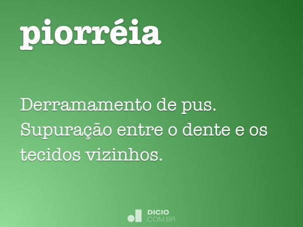 piorréia