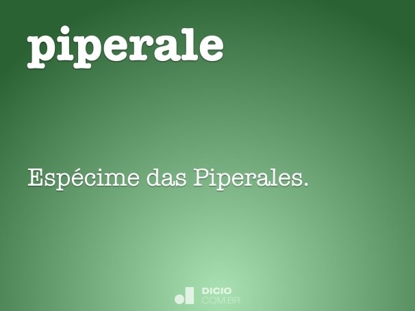 piperale