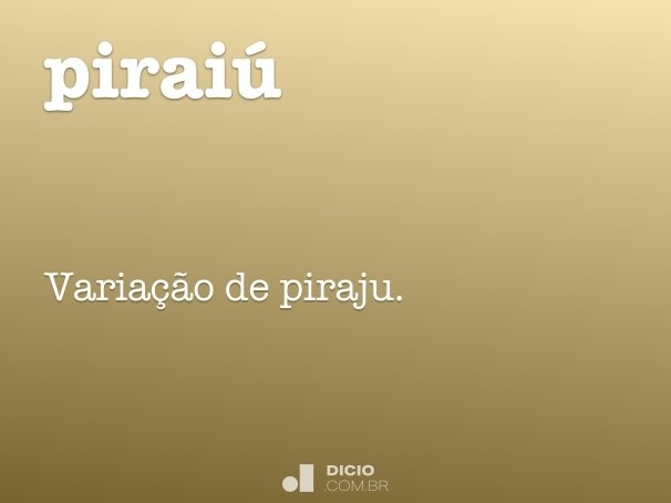 piraiú