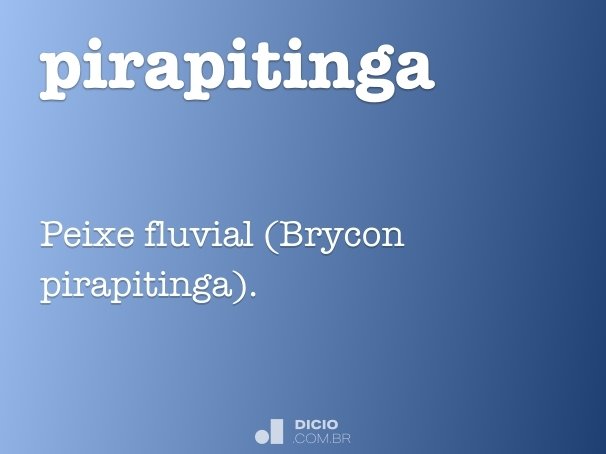 pirapitinga