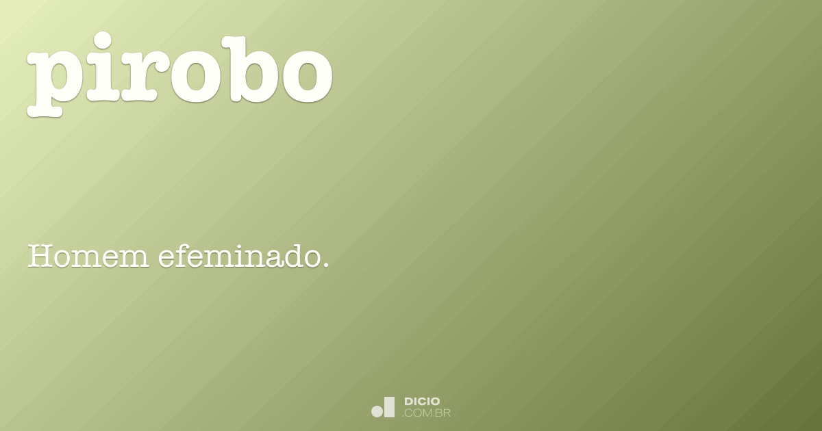 Pirobo Dicio, Dicionário Online de Português
