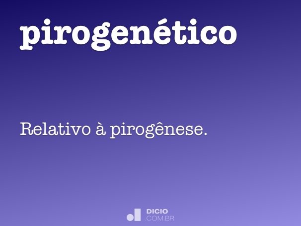 pirogenético