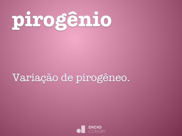 pirogênio
