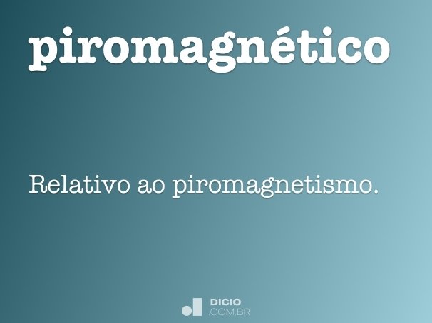 piromagnético