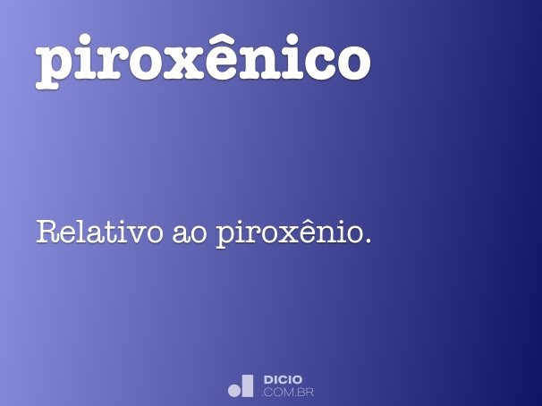 piroxênico