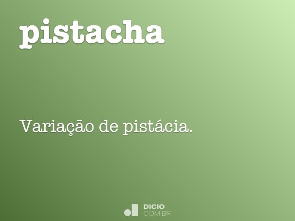pistacha