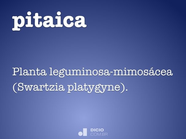 pitaica