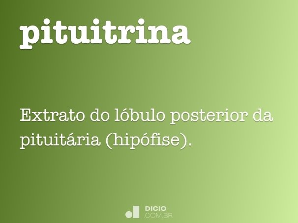 pituitrina