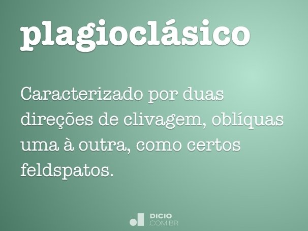 plagioclásico