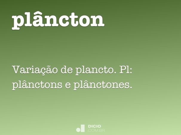 plâncton