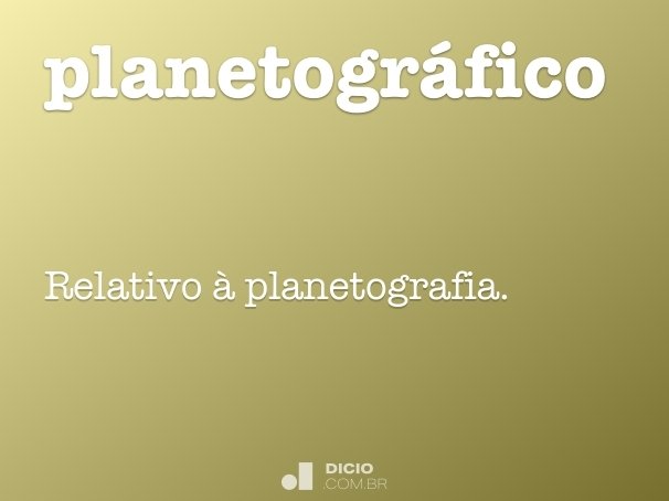planetográfico