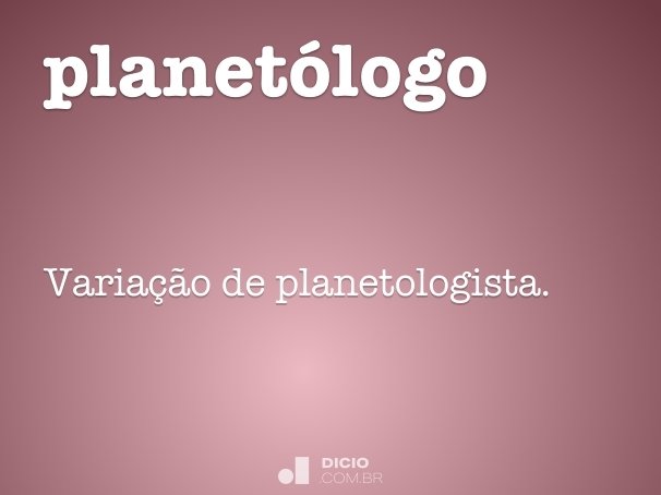 planetólogo