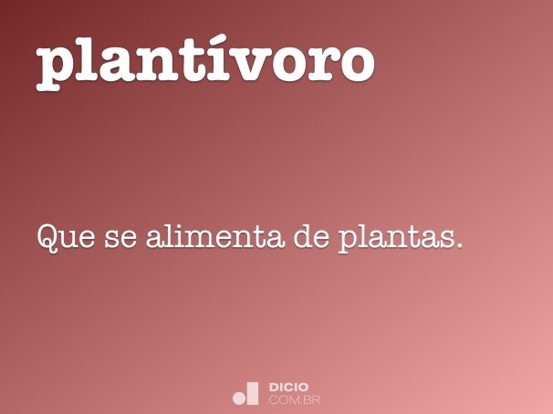 plantívoro