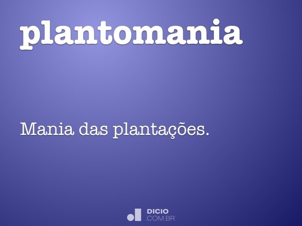 plantomania