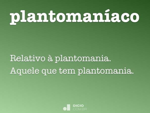 plantomaníaco