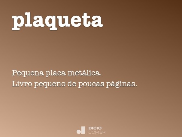 plaqueta