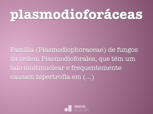 plasmodioforáceas