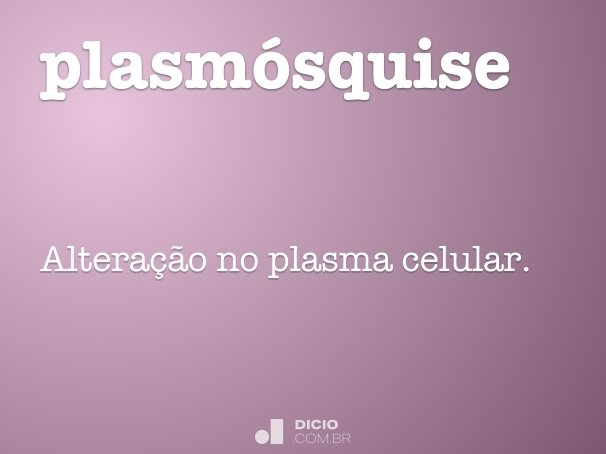 plasmósquise