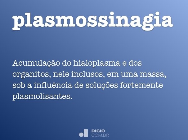 plasmossinagia