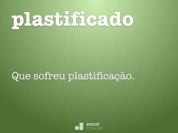 plastificado