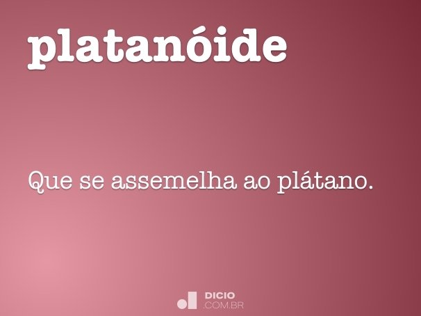 platanóide