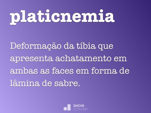 platicnemia