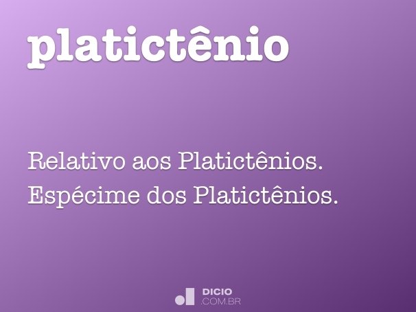 platictênio