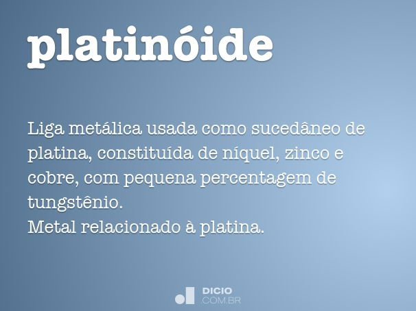 platinóide