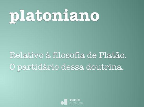 platoniano