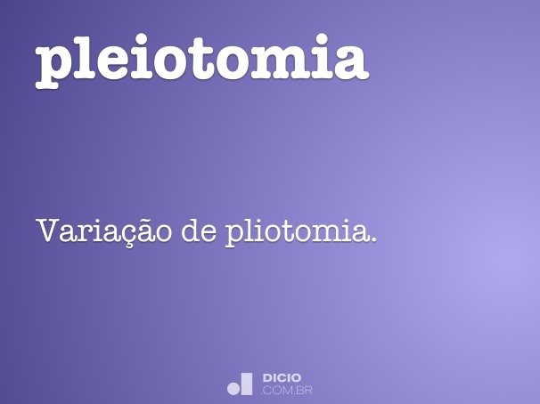 pleiotomia