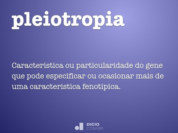 pleiotropia