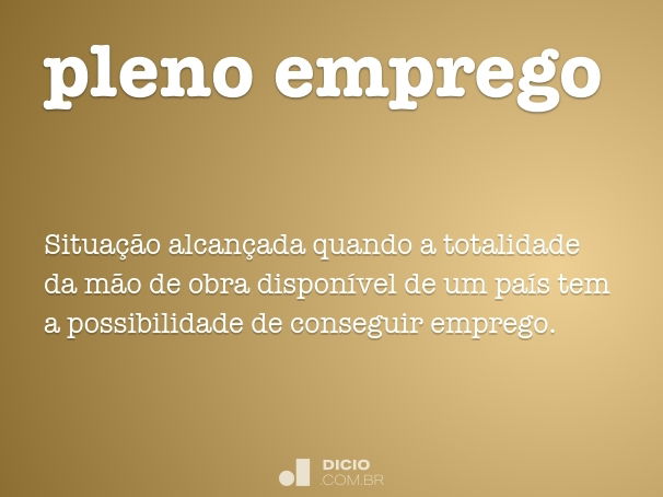 pleno emprego