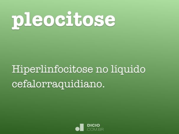 pleocitose